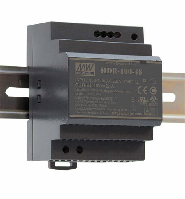 Hutschienen Netzteil 24V DC HDR-100-24 von Meanwell