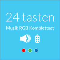 24 Tasten Musik RGB Komplettset