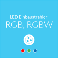 LED Einbaustrahler RGB, RGBW