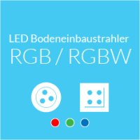 LED Bodeneinbaustrahler RGB / RGBW