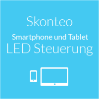 Skonteo Smartphone und Tablet LED Steuerung