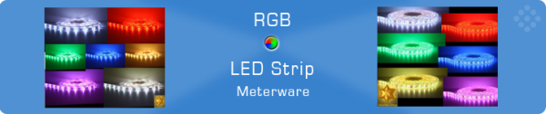 RGB LED Streifen Meterware