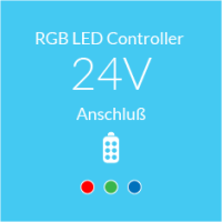 RGB LED Controller 24V Anschluß