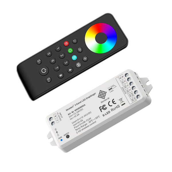 Skonteo® WK9 RGBW Controller mit Funk Touch Fernbedienung