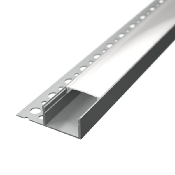 Trockenbau LED Fugenprofil TB07 2m Länge mit Abdeckung