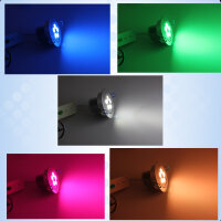 15W RGBW LED Einbaustrahler Dimmbar, steuerbar 