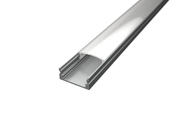LED Profil SlimP01 2m Länge mit Abdeckung