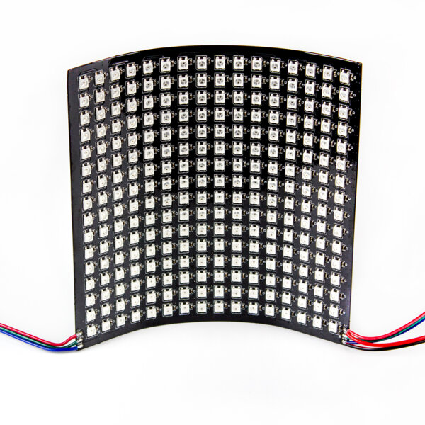 Flexible LED Matrix 16x16 Lauflicht