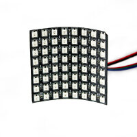 Flexible LED Matrix 8x8 Lauflicht