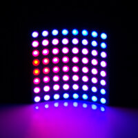 Flexible LED Matrix 8x8 Lauflicht