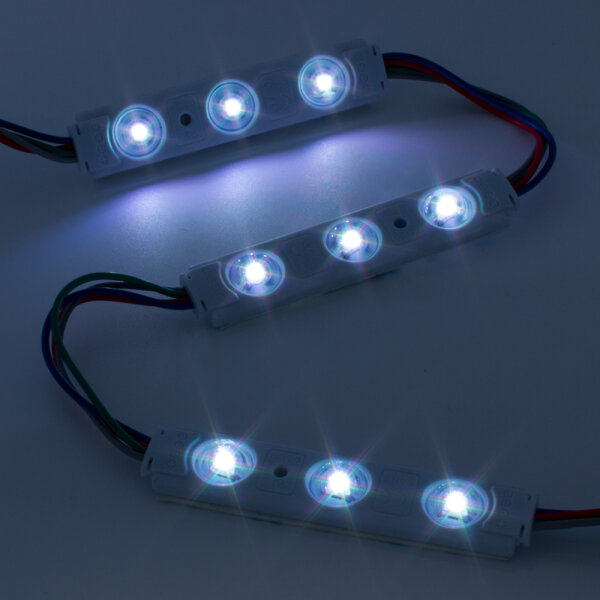 20X LED Modul Werbebeleuchtung Außenwerbung Schaukästen blau Licht Werbung 12V 