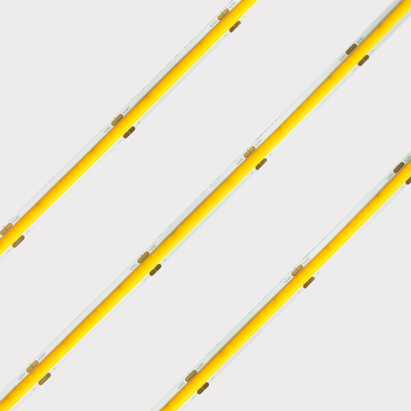 COB LED Streifen Funk-Set, 2m Warmweiß – Inkl. Netzteil & Fernbedienung, Homogenes Lichtband